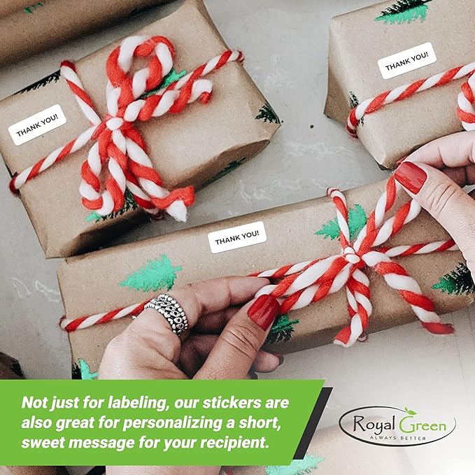 White Rectangular Labels + Bonus Color Stickers - Image 5