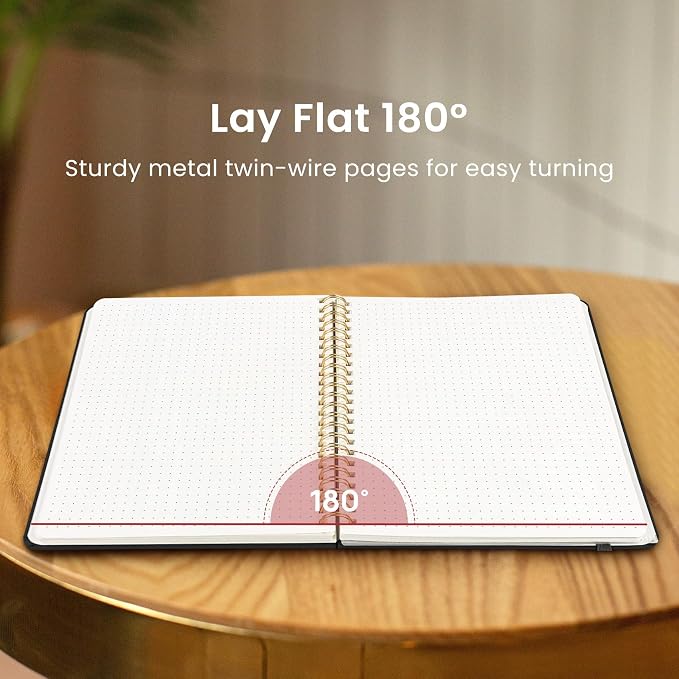 Taja Dotted Spiral Journal Notebook - Image 4