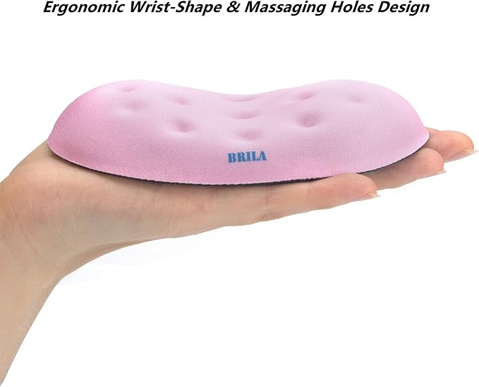 BRILA Ergonomic Memory Foam Mouse Wrist Rest Support Pad Cushion - Image 4