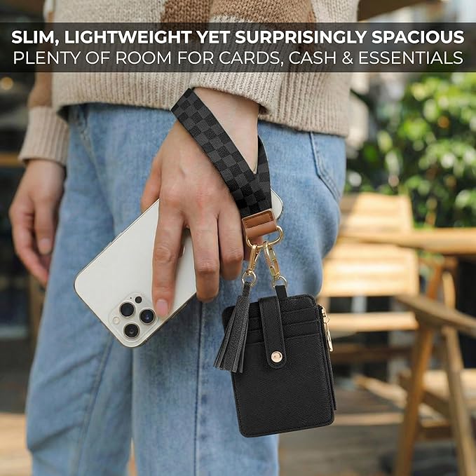 Stylish Wristlet Keychain Wallet - Image 4