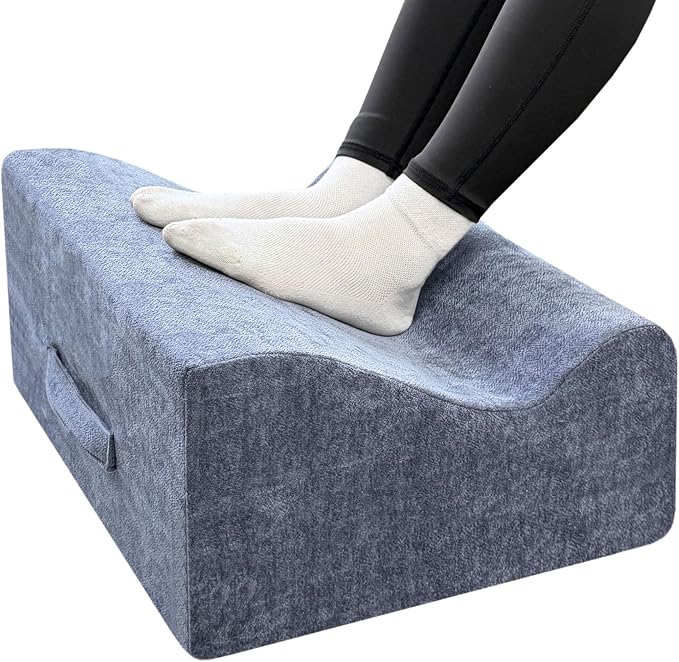 Foot Rest for Under Desk at Work, At Work Soft Ergonomic Footrest, Support Foot by Officechairscarseatcushio