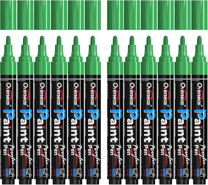 Overseas Green Paint Pens Paint Markers by Overseas