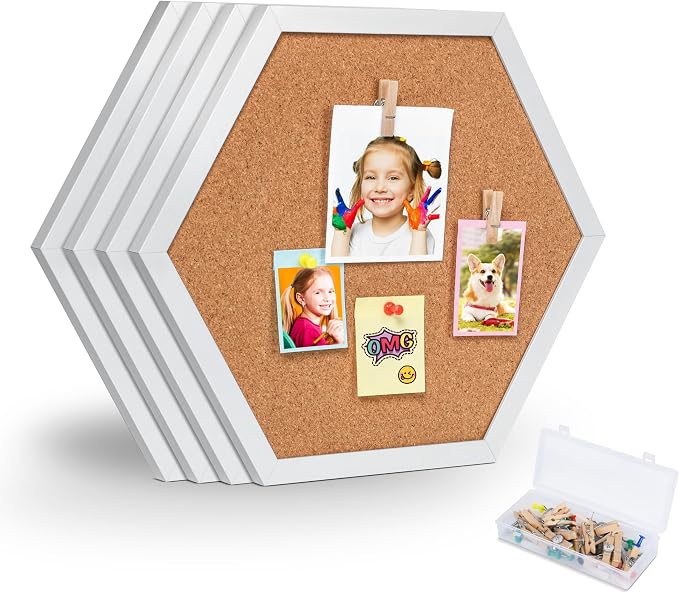 Facilife 4 Packs Cork Board, Corkboards by Facilife