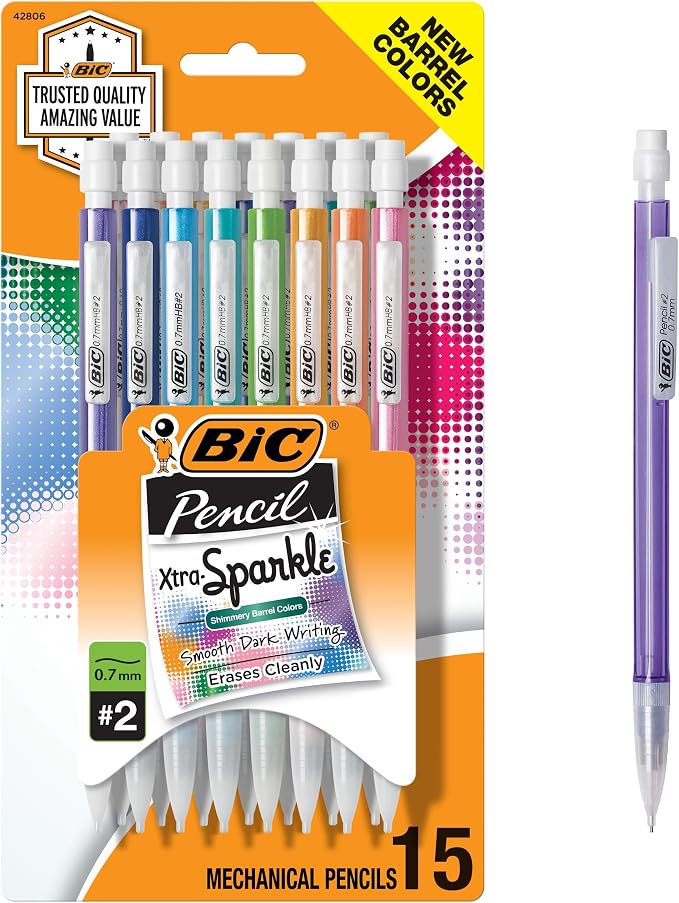 BIC Xtra-Sparkle Number 2 Mechanical Pencils by BIC
