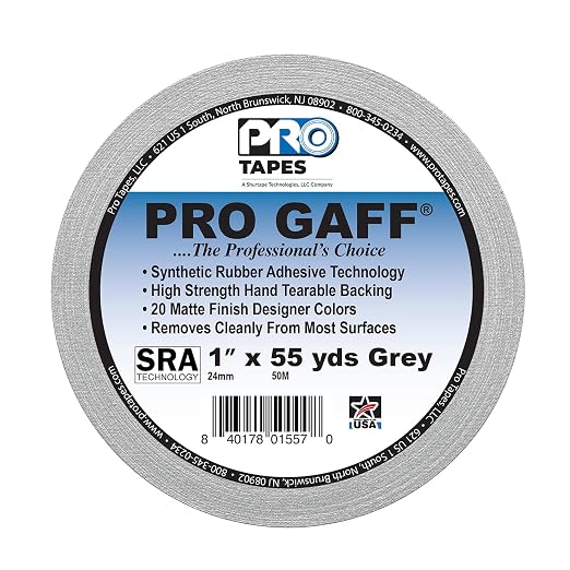 1" Width ProTapes Pro Gaff Premium Matte Cloth Gaffer's Tape - Image 2
