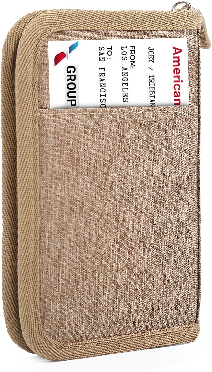 Single Passport Holder for Travel, RFID Travel Document Organizer for Women by Unknown