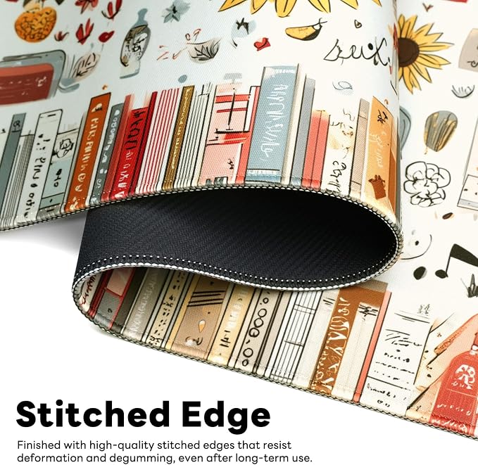 Desk Mat, Big Desk Pad, 31.5x11.8 Inches Extended Big Gaming Mouse Pad - Image 4