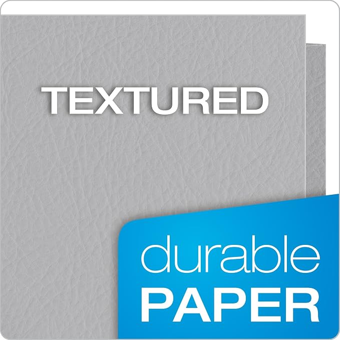 Oxford Twin-Pocket Folders, Textured Paper, Letter Size, Holds 100 Sheets - Image 7