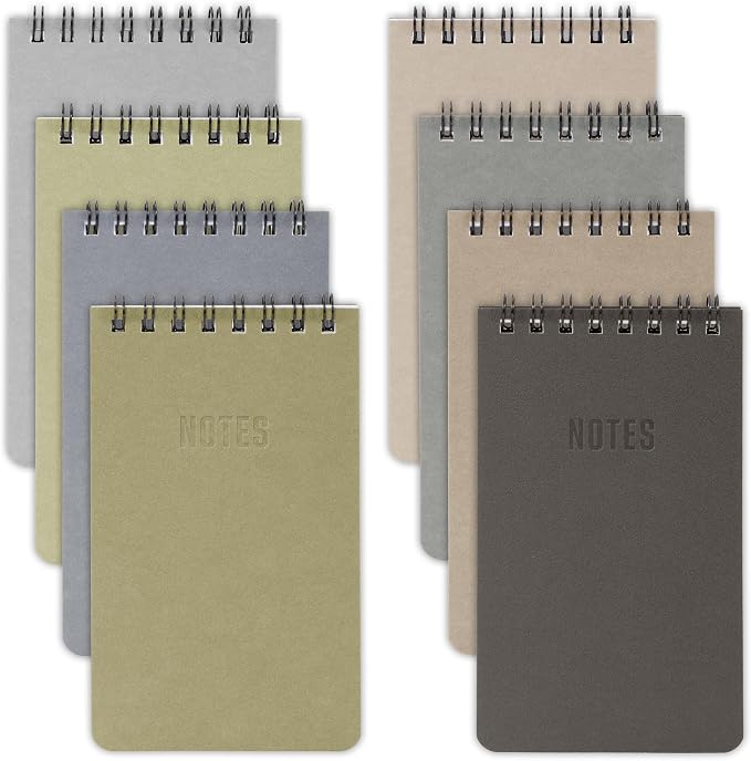 ZICOTO Aesthetic Pocket Notebooks Set Of 8 by ZICOTO