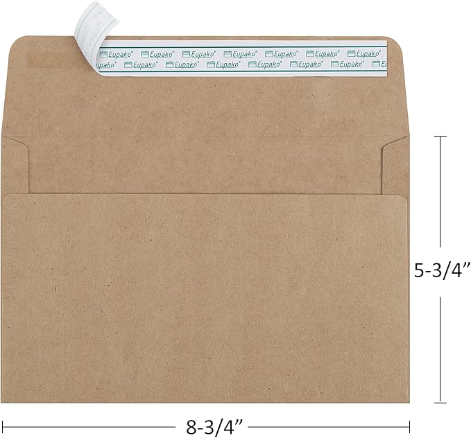 Eupako A9 Envelopes Sefl Seal 100 Pack, Invitations, Announcements, Baby Shower - Image 2