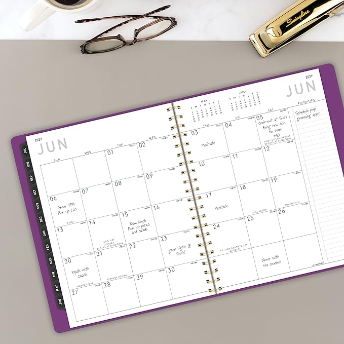 AT-A-GLANCE Planner 2026-2027 Weekly & Monthly Academic 12-Month July-June - Image 3