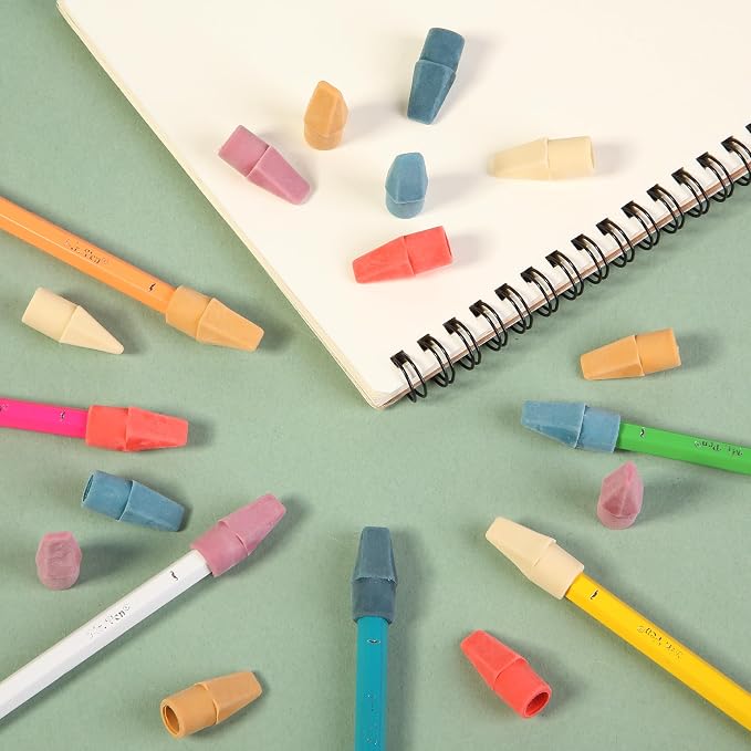 Mr. Pen- Pencil Erasers Toppers, 120 Pack, Latex Free, No Smudge | Mr Pen - Image 7