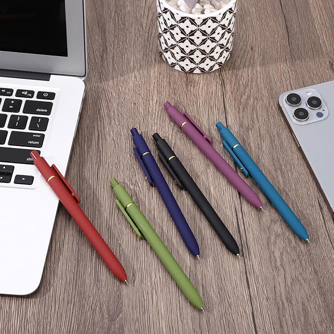 Ddaowanx Colorful Gel Pens, 0.5mm Fine Point Retractable, Cute Pens - Image 6