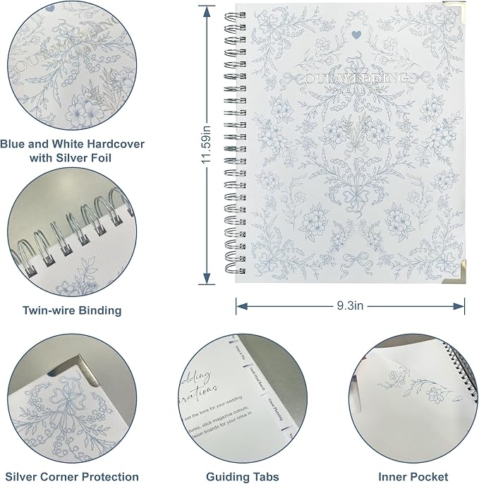 LADY&HOME Wedding Planner Book and Organizer - Image 2