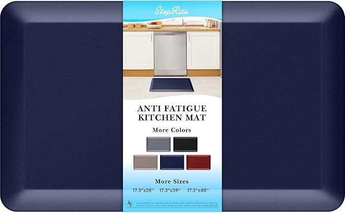 StepRite 4/5 Inch Thick Kitchen Mat Anti Fatigue Mat Kitchen Rugs Kitchen Decor by Bringcushiontoyourlife