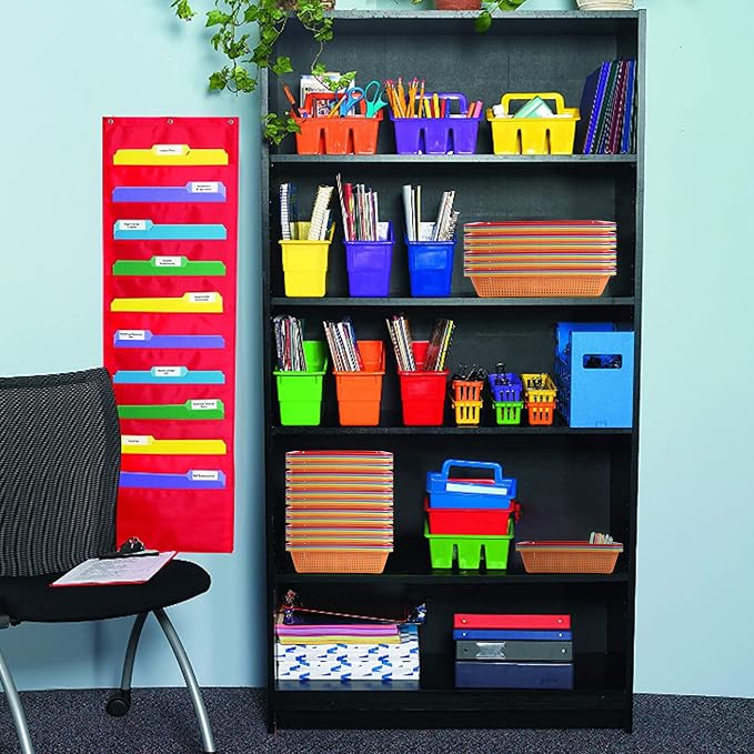 Kolewo4ever 24 Pack Classroom Storage Baskets Pencil Organizer Bins 13.5 x 10 x - Image 5