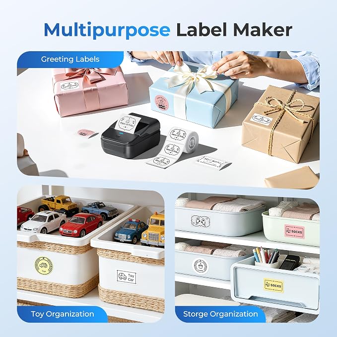 PM240 Label Maker Machine with Tapes, Set 1 - Image 9