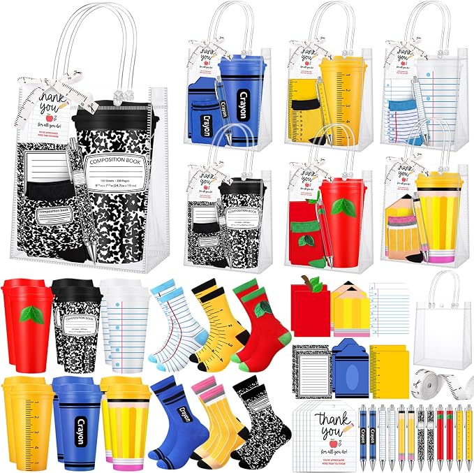 Marspark 12 Pack Back to School Teacher Gifts Set, 16 oz Teachers Appreciation by Marspark