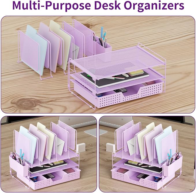 LEKETREE Desk Organizer, Office Organization - Image 6