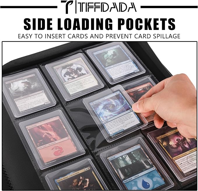 Top Loader Binder 9 Pocket, Holds 360+ Cards in 3" x 4" Toploaders, Ringless 20 - Image 5