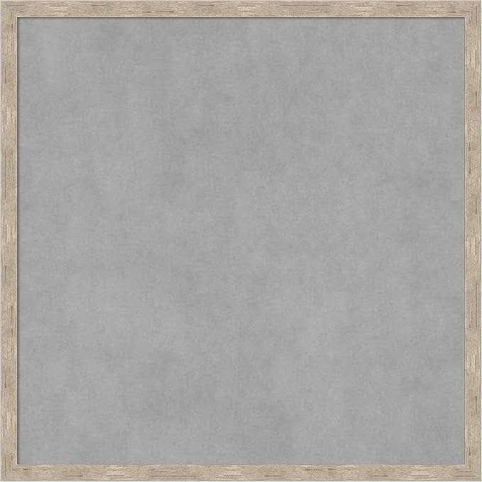 Amanti Art Silver Framed Magnetic Board 21x21 Medium Vision Board by AmantiArt