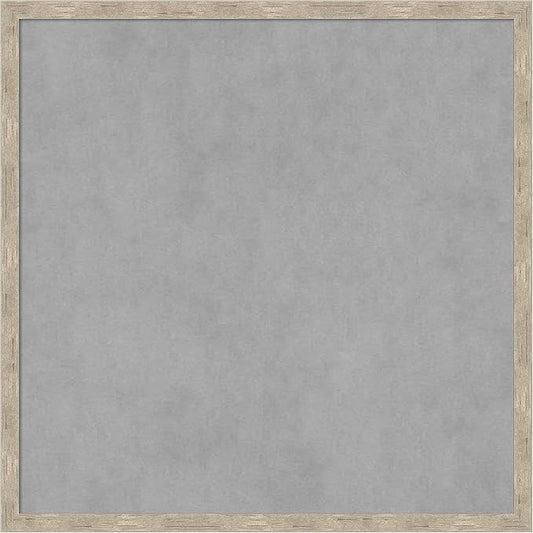 Amanti Art Silver Framed Magnetic Board 21x21 Medium Vision Board by AmantiArt