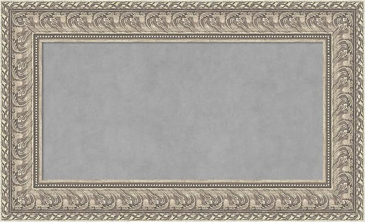 Amanti Art Silver Framed Magnetic Board 19x31 Small Vision Board by AmantiArt
