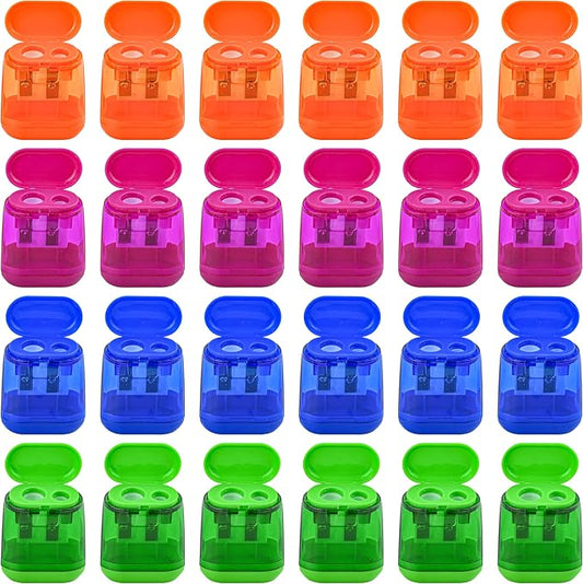 AUSTARK 24Pcs Pencil Sharpener Manual by AUSTARK