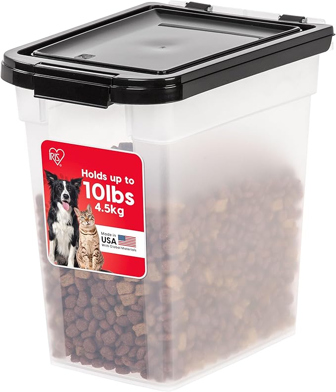 IRIS USA Airtight Dog Food Storage Container, WeatherPro, by IRISUSA