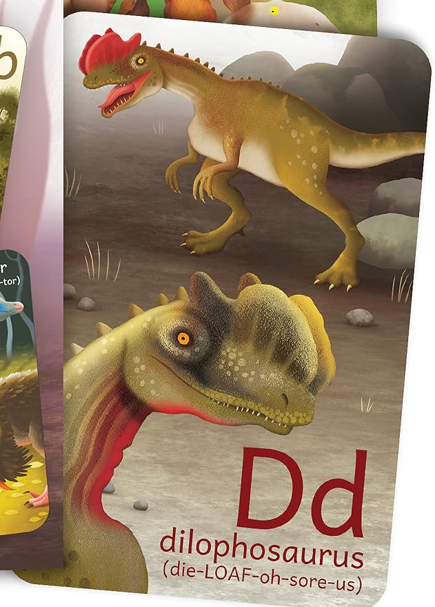 Dinosaur ABC Flash Cards, Alphabet A to Z Dinosaurs flashcards - Image 2