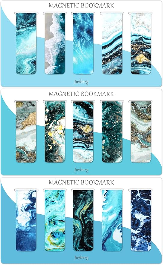 30 Pieces Bookmarks, Magnetic Bookmarks by Joyberg