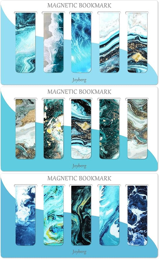 30 Pieces Bookmarks, Magnetic Bookmarks by Joyberg