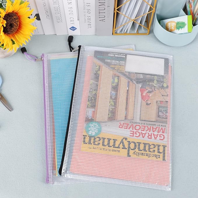 EOOUT 16pcs Mesh Zipper Pouch, Board Game Storage Bags - Image 6