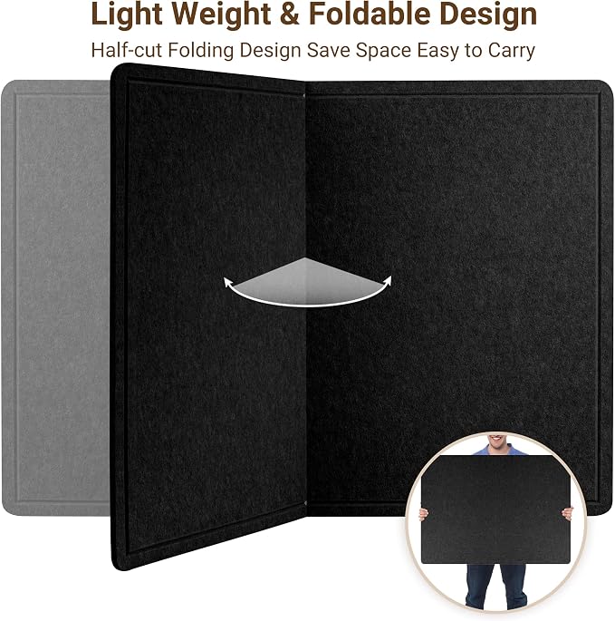AKTOP Large Bulletin Board, Decorative CorkBoard Photo Display Board - Image 4