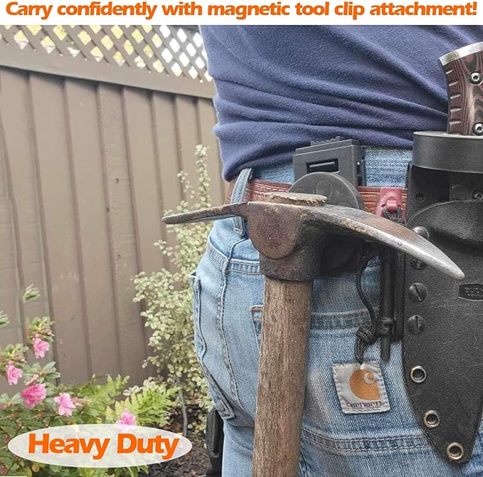 MUTUACTOR Tool Holster Belt Clip, Heavy-Duty Magnetic Tool Holder - Image 5