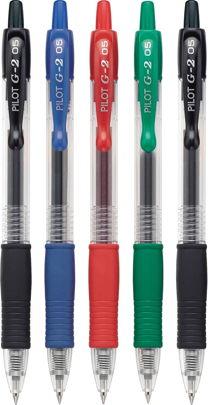 PILOT G2 Premium Refillable and Retractable Rolling Ball Colored Gel Pens - Image 4