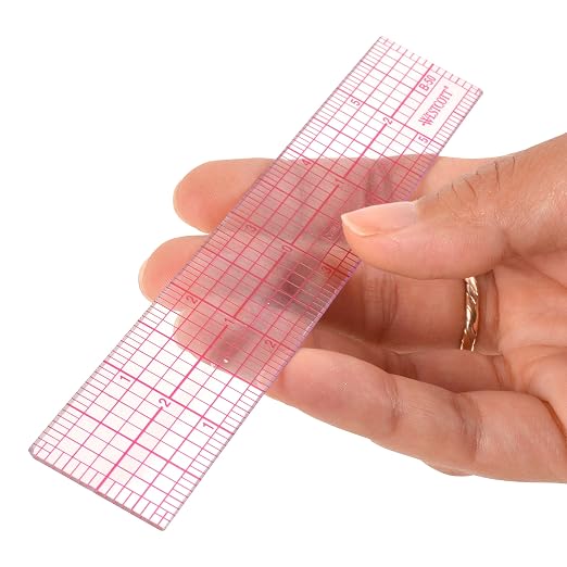 Westcott 8ths 6-Inch Beveled Transparent Ruler - Image 3