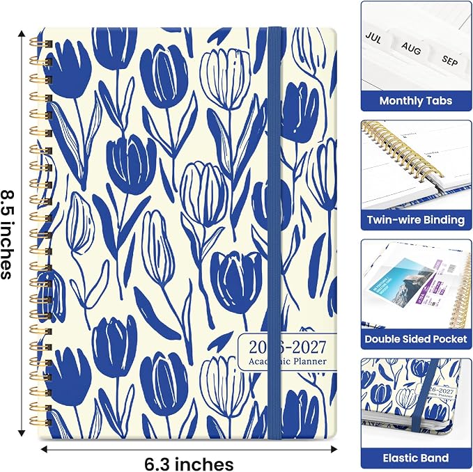 Planner 2026-2027, Academic Year Weekly and Monthly Calender Planner, from Jul - Image 4