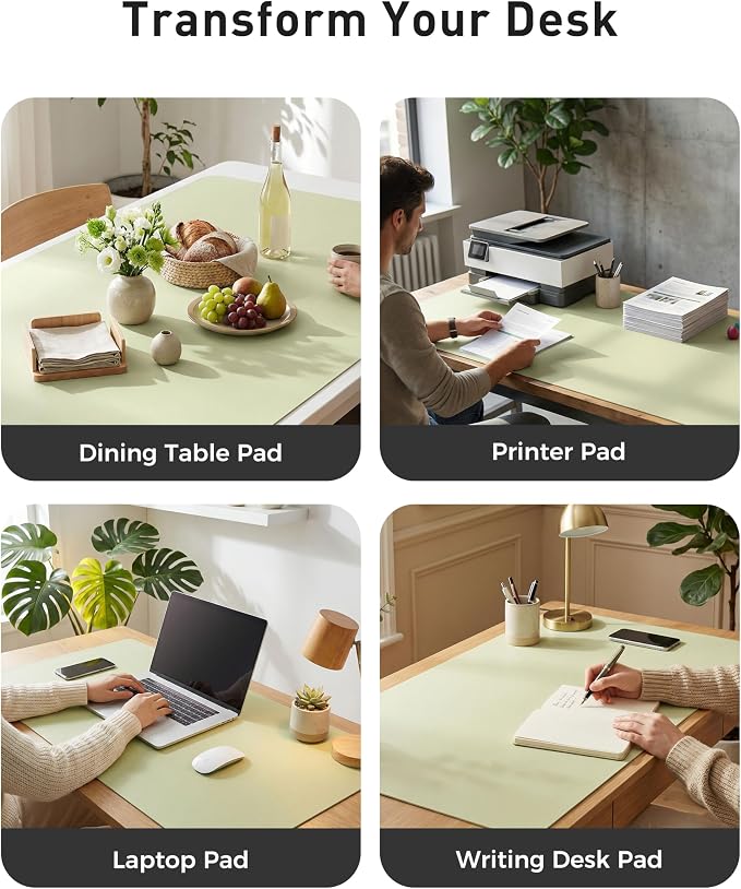 Aothia Faux Leather Desk Mat - Image 6