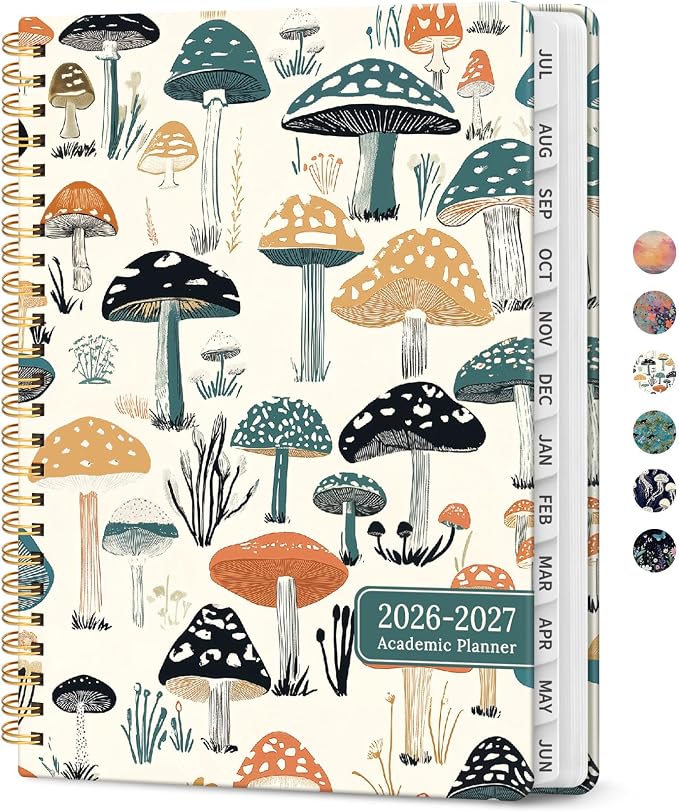 Planner 2026-2027, Academic Year Monthly and Weekly Calendar Planner, Jul 2026 by Taja