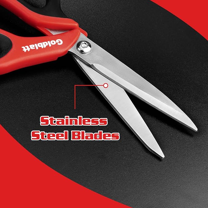 Goldblatt 2PCS Heavy Duty Scissors, Easy Cutting Cardboard - Image 6