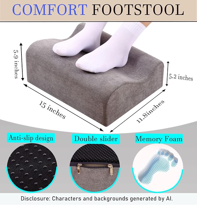 Work Foot Rest Under Desk, Comfort Foot Rest - Image 5