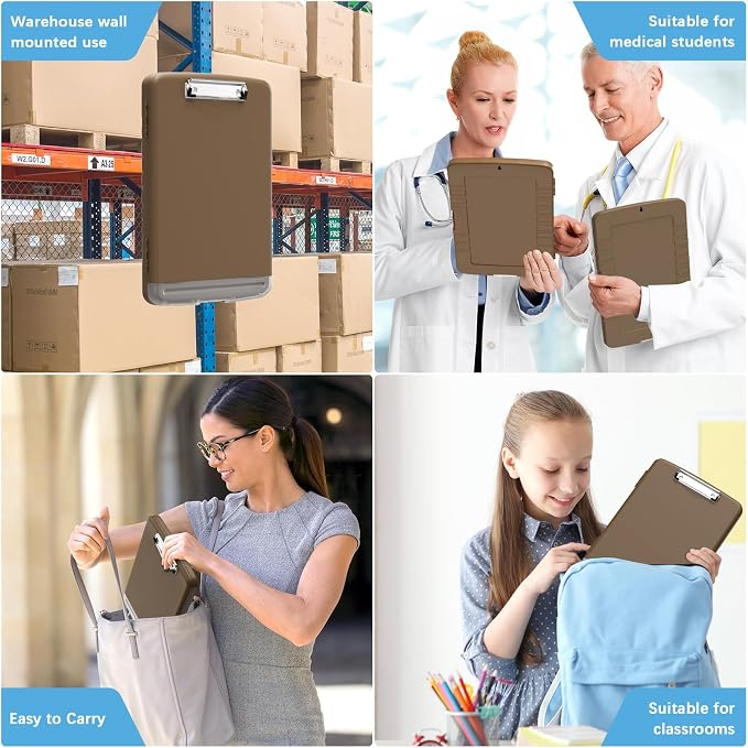 Hongri Clipboard with Storage with Pen Holder, Folder Nursing Clip Board 8.5 x - Image 7