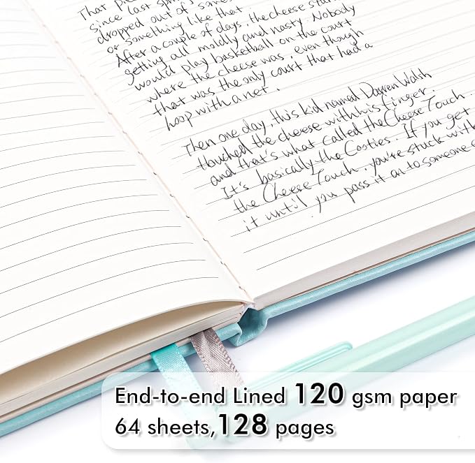 feela 5 Pack Notebooks Journals Bulk, Hardcover Notebook Classic Ruled Lined - Image 3