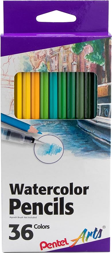 Pentel Arts Watercolor Pencil Set by PentelofAmerica