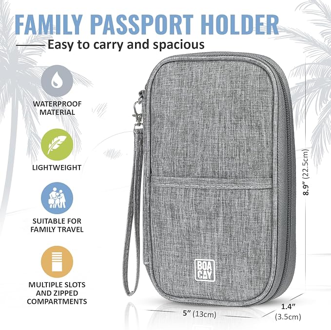 BOACAY Travel Document Organizer - Image 3