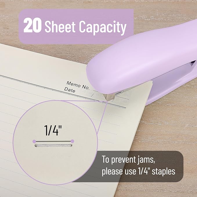 Mr. Pen- Office Stapler with Staples, 2 Pack, 200 Staples 1/4" | 20 Sheet - Image 3