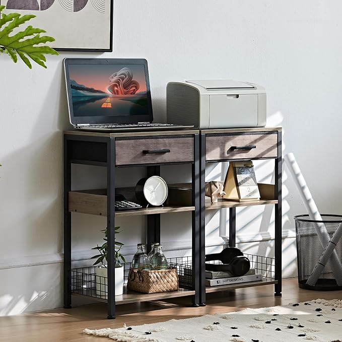 Lerliuo Grey Printer Stand - Image 2