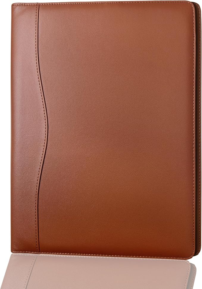 Portfolio Folder Padfolio with A4 Clipboard, PU Leather Portfolio Clipboard - Image 7