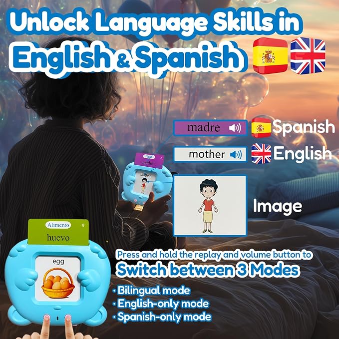 Bilingual Talking Flash Cards for Kids - Image 2